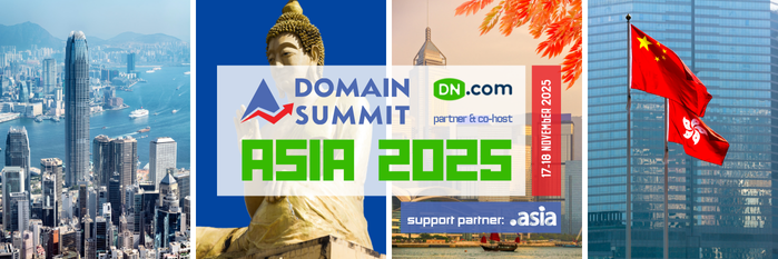 Domain Summit Asia 2025, Hong Kong – November 17-18