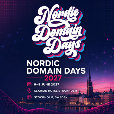 Nordic Domain Days 2027 | 6.-8. Juni 2027 | Clarion Hotel Stockholm, Schweden
