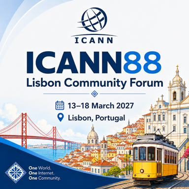 ICANN88 Lisbon Community Forum | 13. - 18. März 2027 | Lissabon, Portugal