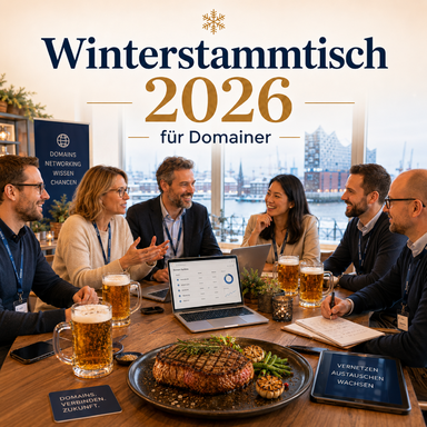 Winterstammtisch 2026 für Domainer -  Freitag, 27. November 2026 - Hamburg